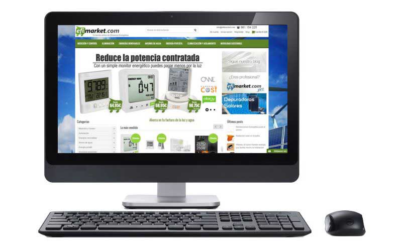 Efimarket: Mantenimiento web. Mejora arquitectura web. Tienda Online Magetno.