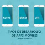 Tipos de desarrollo apps móviles: Web, híbrida o nativa