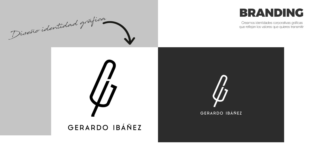Gerardo Ibáñez: Diseño gráfico de identidad corporativa&&ciudad&&. Diseño logotipo&&en_ciudad&& e isotipo.