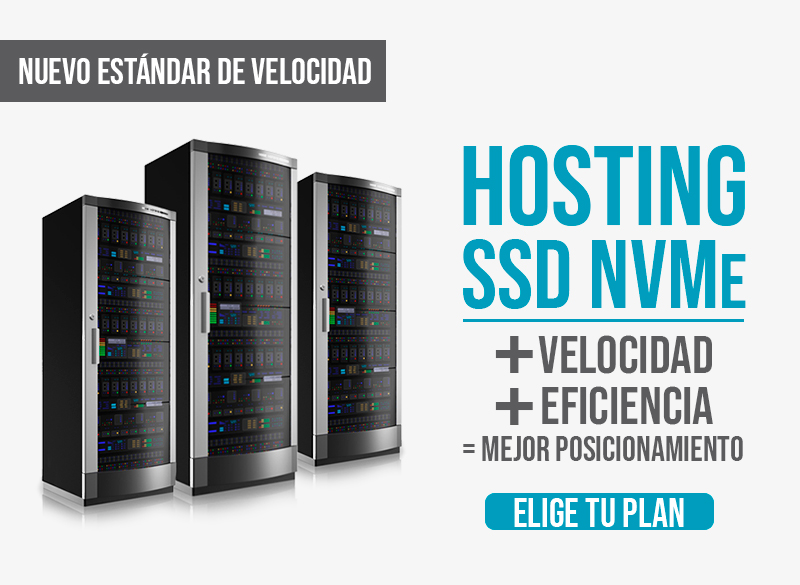 Hosting SSD NVMe para CMS